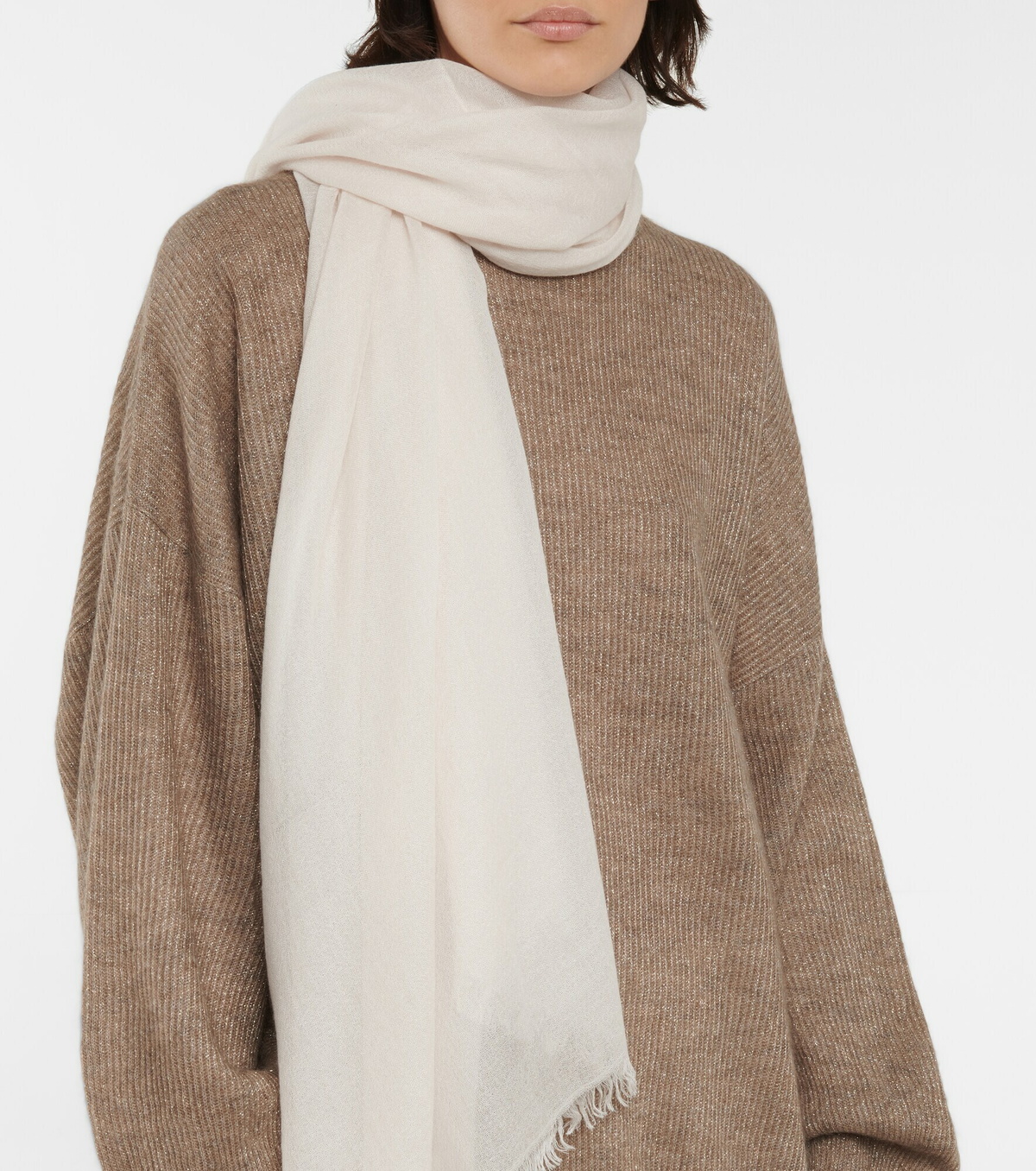 Brunello Cucinelli - Cashmere and silk scarf Brunello Cucinelli