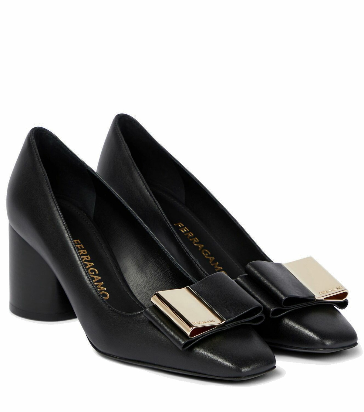 ferragamo double bow slingback