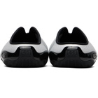Balenciaga Silver & Black Basketball Slip On Flats