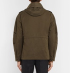 Mr P. - Weather-Resistant Hooded Field Jacket - Men - Army green