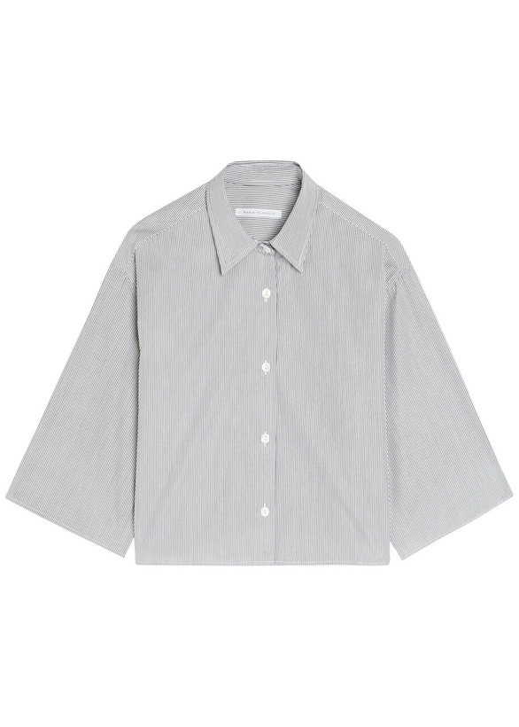 Photo: Maria Mcmanus Striped Cotton Shirt White