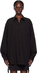 Helmut Lang Black Oversized Shirt