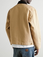 Carhartt WIP - Detroit Corduroy-Trimmed Organic Cotton-Canvas Jacket - Brown