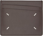 Maison Margiela Brown Slim Card Holder