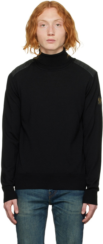 Photo: Belstaff Black Kingsland Turtleneck