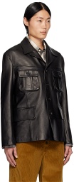 Paul Smith Black Commission Edition Leather Jacket
