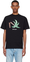 Palm Angels Black Cotton T-Shirt