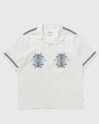 Wax London DIDCOT SS SHIRT CREST MOTIF White Mens Shortsleefe
