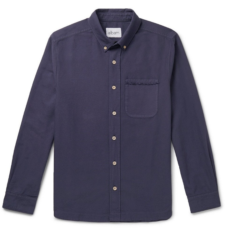 Photo: Albam - Button-Down Collar Cotton Oxford Shirt - Navy