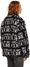 Versace Jeans Couture Black Printed Jacket