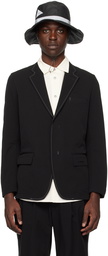 and wander Black Plain Tailored Blazer