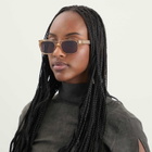 Saint Laurent Sunglasses Saint Laurent SL 83 Sunglasses in Yellow/Violet 