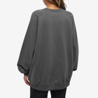 Patta Women's Femme Basic Raglan Crewneck Sweater in Raven
