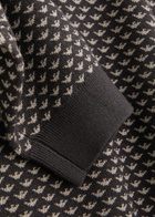 Emporio Armani Logo-monogrammed Knitted Jumper Black