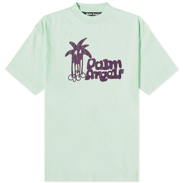 Photo: Palm Angels Men's Douby T-Shirt in Light Green