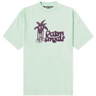 Palm Angels Men's Douby T-Shirt in Light Green