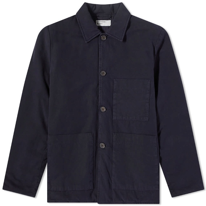 Photo: Universal Works Quilted Canvas Simple Bakers Jacket