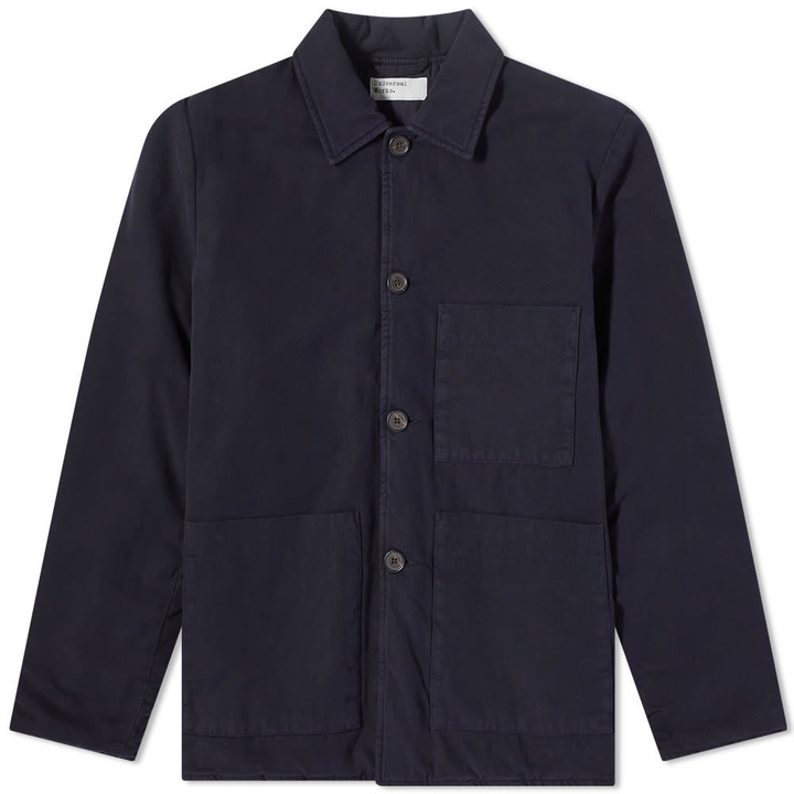 Photo: Universal Works Quilted Canvas Simple Bakers Jacket