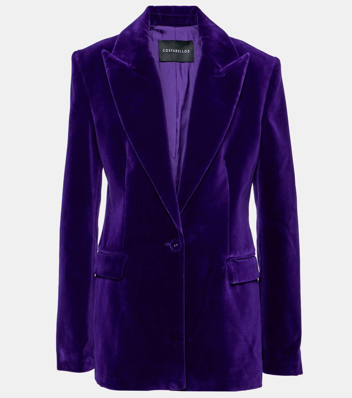 Costarellos Cotton velvet blazer
