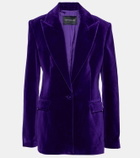 Costarellos Cotton velvet blazer