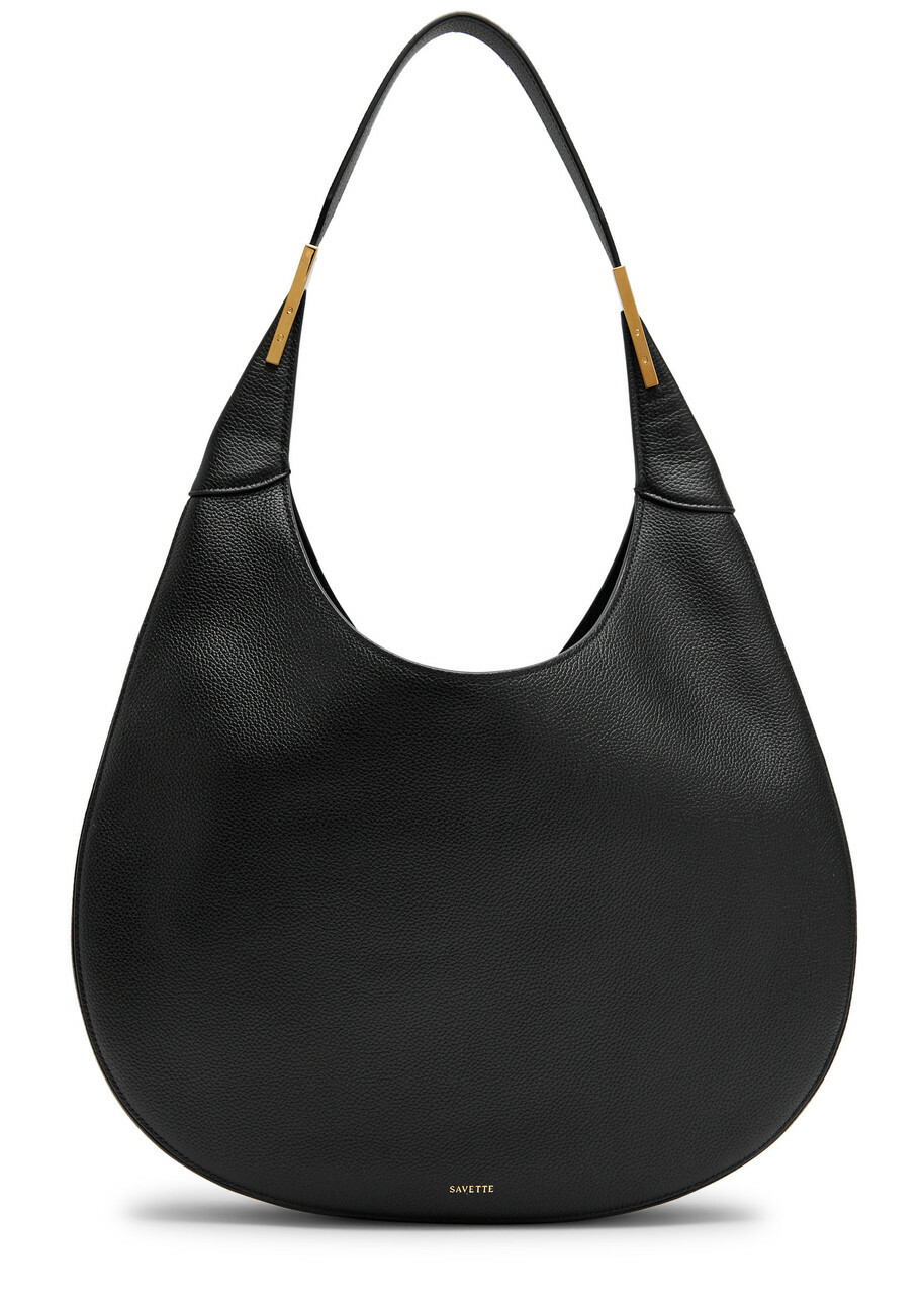 Savette Florence Leather Hobo bag - Black - One Size