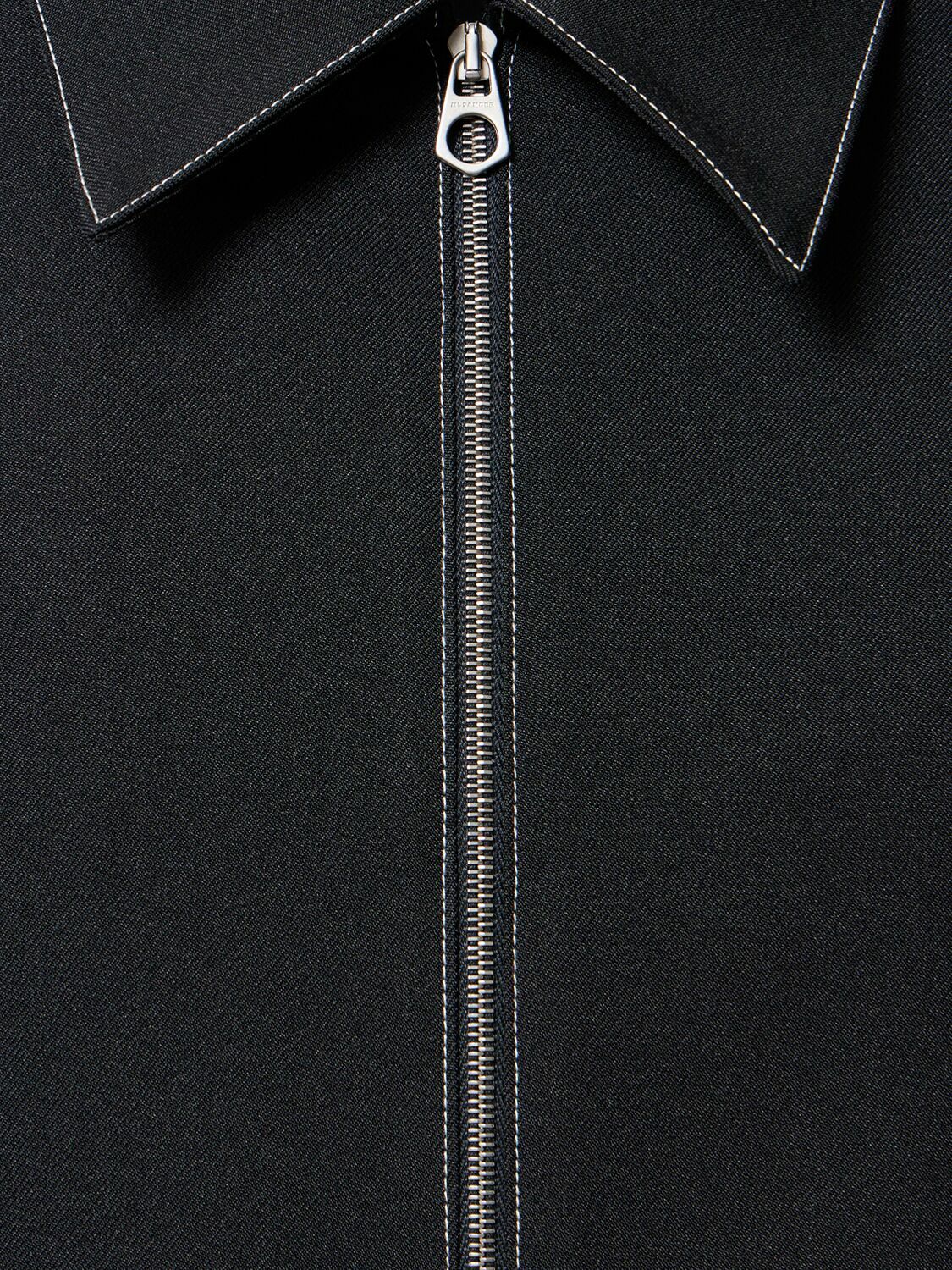 JIL SANDER Boxy Fit Zipped Shirt