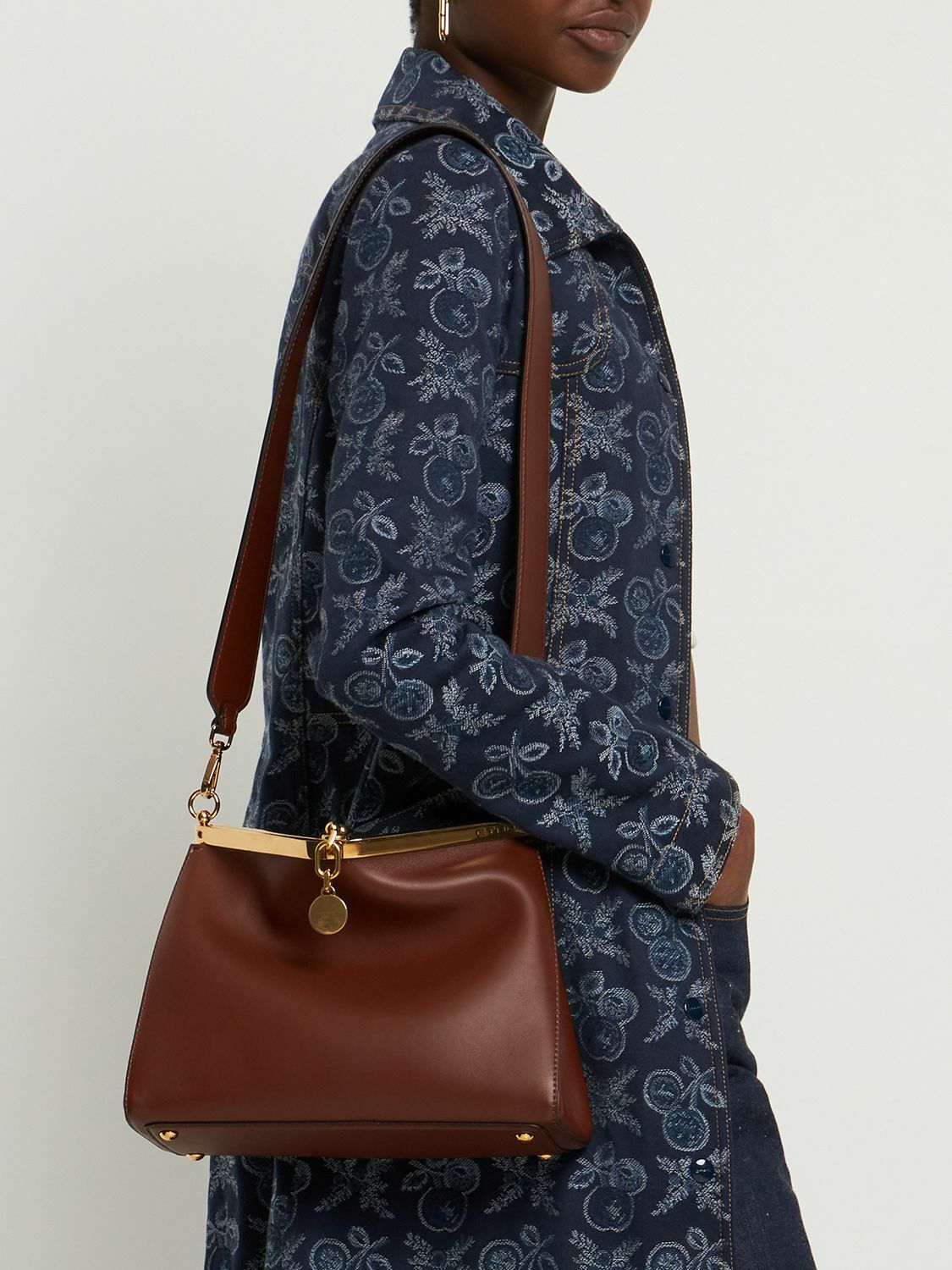 ETRO - Medium Vela Leather Shoulder Bag Etro