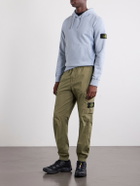 Stone Island - Tapered Stretch-Cotton Shell Cargo Trousers - Green