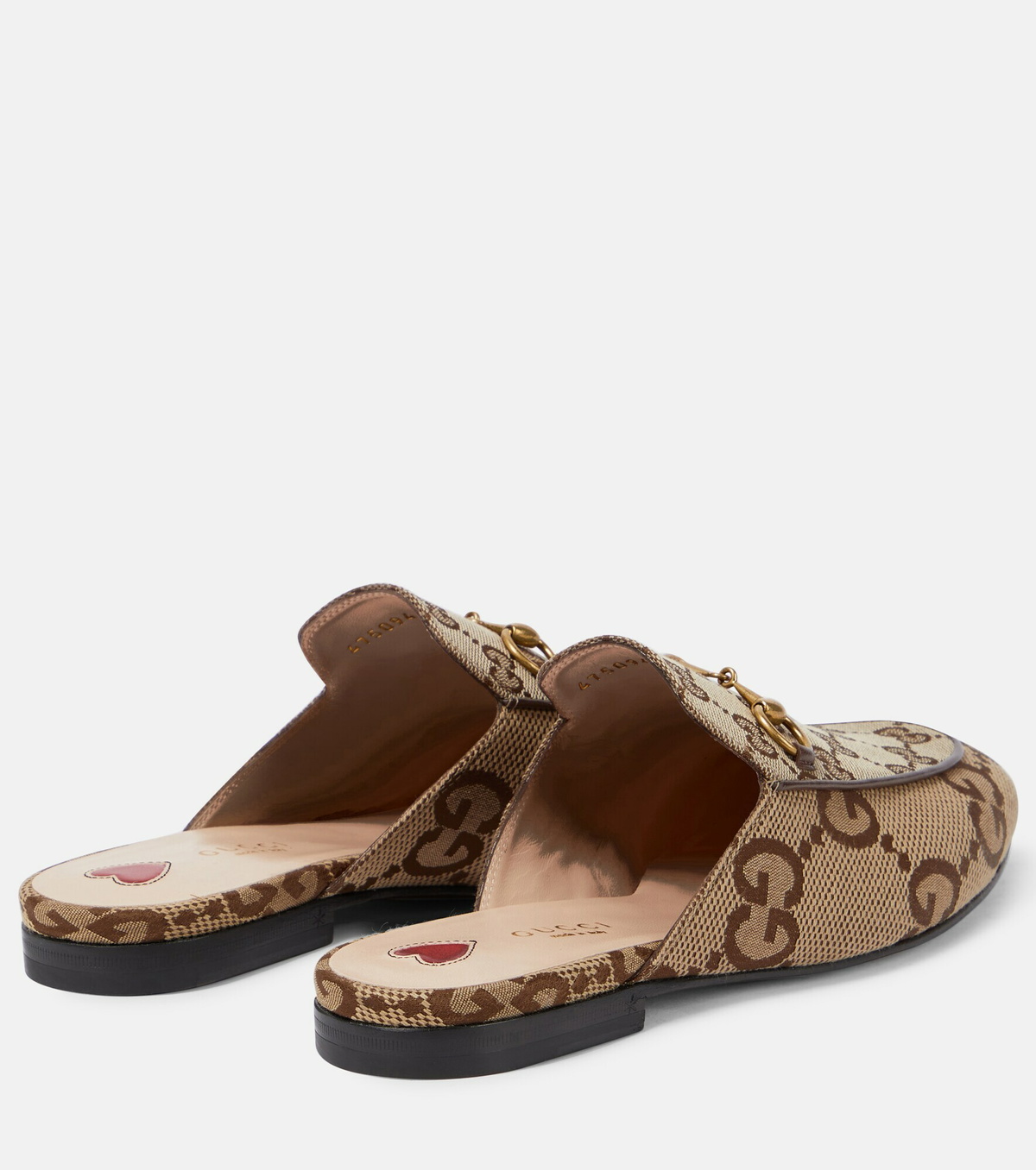 gucci princetown canvas