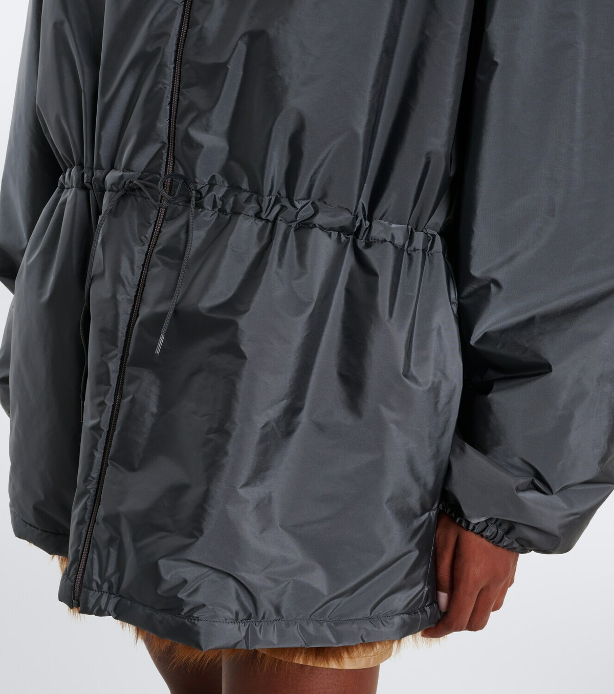 Miu Miu Shearling-lined blouson jacket