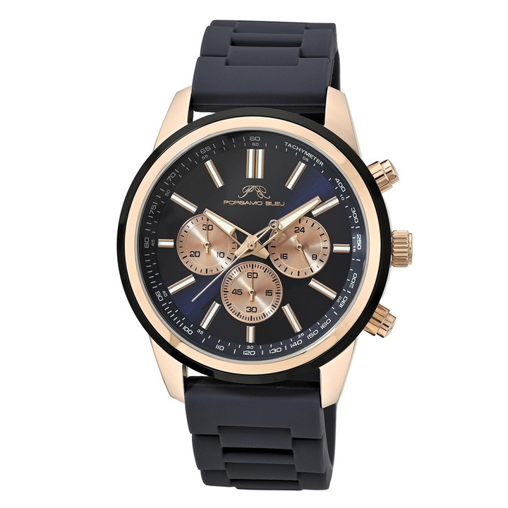 Photo: Porsamo Bleu Logan Chronograph Quartz Blue Dial Mens Watch 1451FLOR