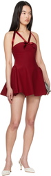 Mirror Palais Red Petite Duchess Minidress