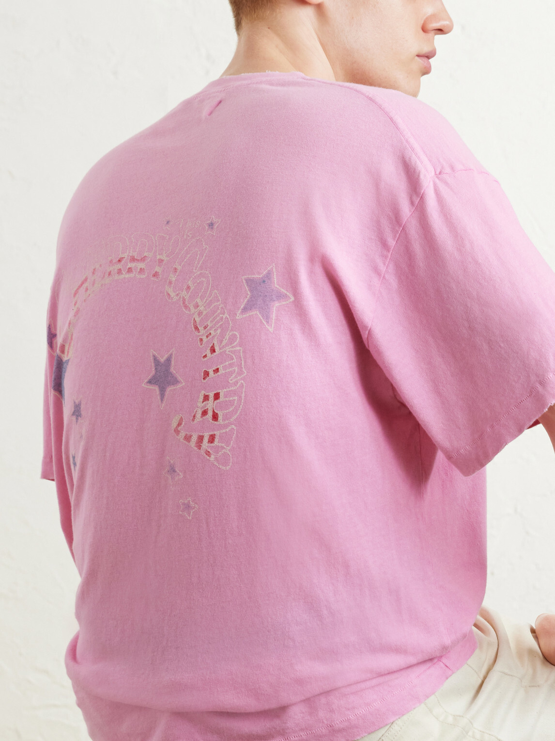 Cherry Los Angeles - Printed Cotton-Jersey T-Shirt - Pink