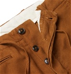MAN 1924 - Tomi Tapered Cotton Drawstring Trousers - Brown