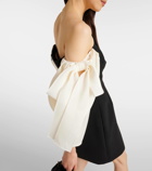 Carolina Herrera Strapless draped minidress