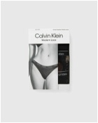 Calvin Klein Underwear Wmns 3 Pack Brazilian (Low Rise) Black - Womens - Panties