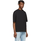 Balenciaga Black Logo Tab Regular T-Shirt