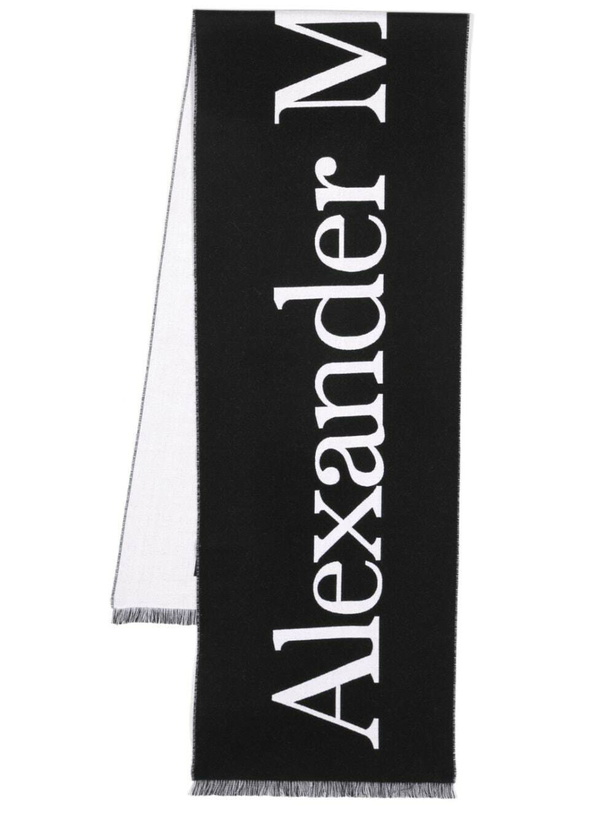 Photo: ALEXANDER MCQUEEN - Logo Wool Scarf