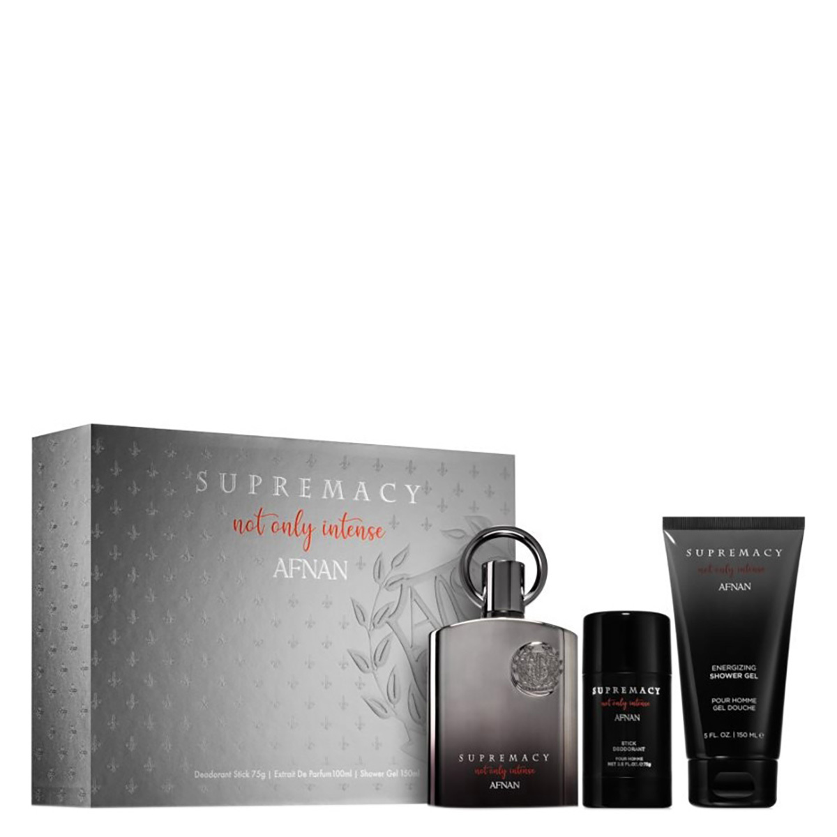 Afnan Mens Supremacy Not Only Intense Gift Set Fragrances 6290171073246
