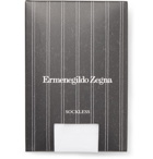 Ermenegildo Zegna - Three-Pack Stretch Cotton-Blend No-Show Socks - White