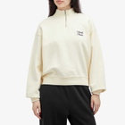 4th & Reckless Women's Jacques Quarter Zip Sweatshirt in Cream