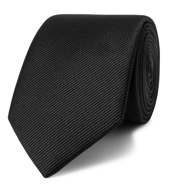 Photo: Lanvin - 7cm Silk-Twill Tie - Black