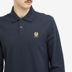 Belstaff Men's Long Sleeved Polo in Blue