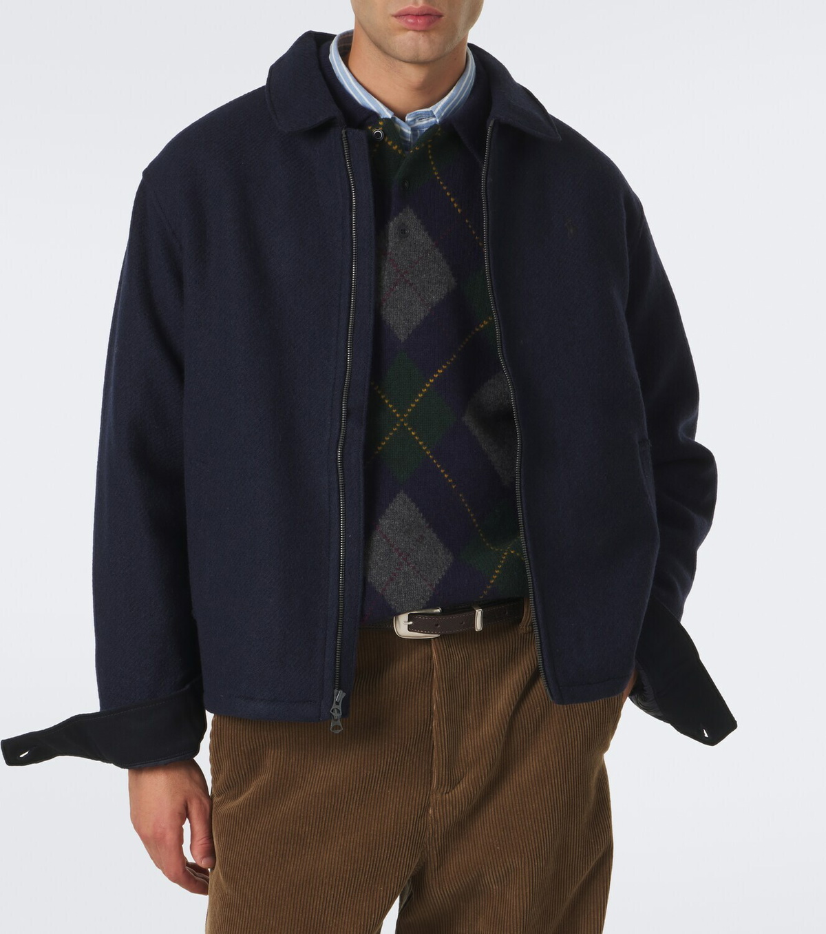 Polo Ralph Lauren Langdon wool tweed blouson jacket