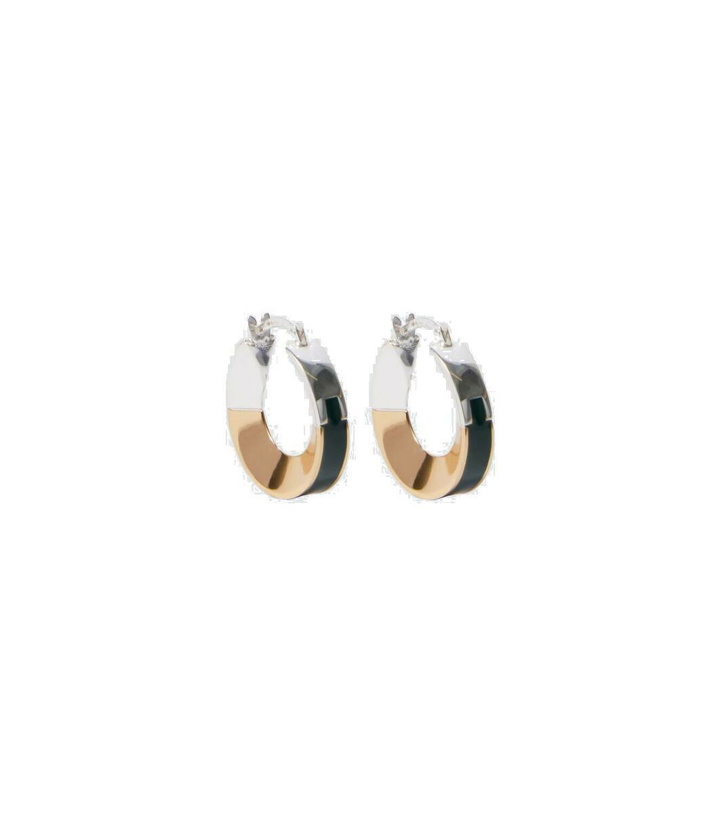 Photo: Bottega Veneta Joint 18kt gold-plated sterling silver earrings
