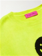 The Elder Statesman - Intarsia Cashmere Sweater - Yellow