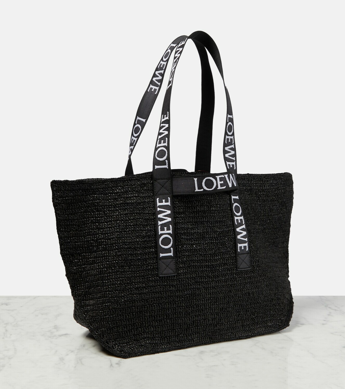 Loewe Paula's Ibiza Fold Shopper raffia tote bag Loewe