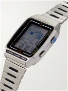Timex - Q Timex Reissue LCA 32.5mm Stainless Steel Digital Watch