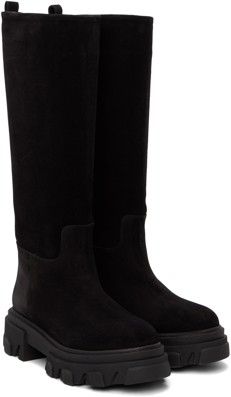 GIABORGHINI Black Perni 07 Suede Boots