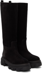 GIABORGHINI Black Perni 07 Suede Boots